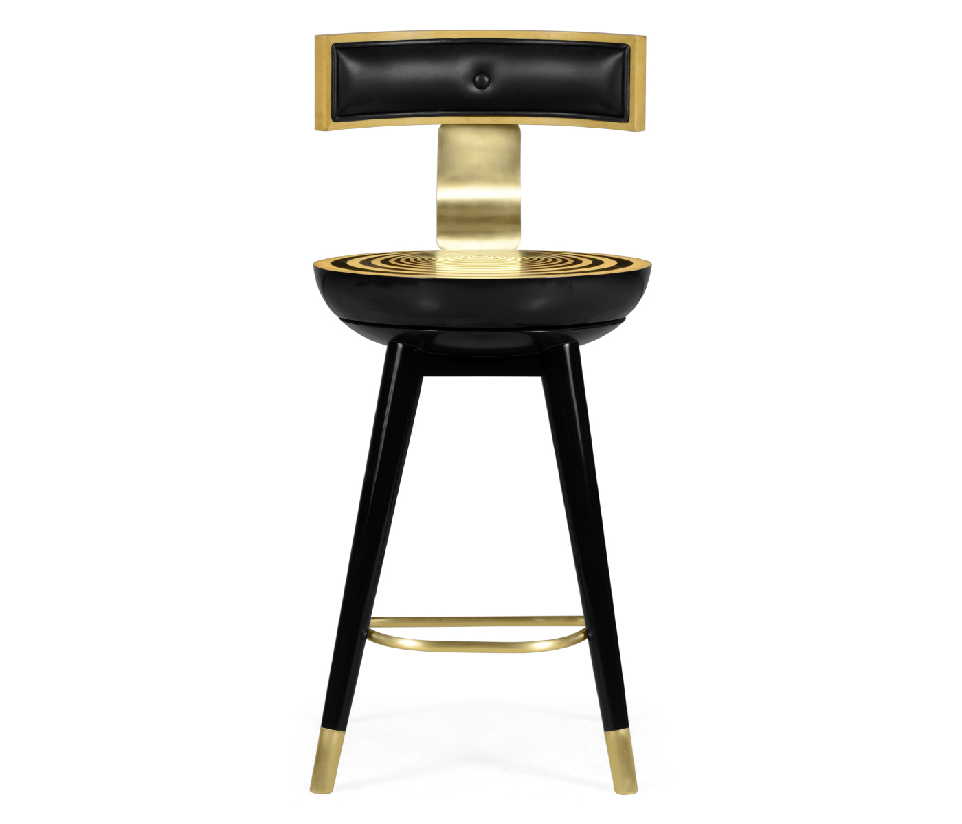 Swivel Counter Stool with Back Support