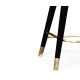 Swivel Counter Stool with Back Support