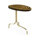 Oval Sofa Table with Tripod Base