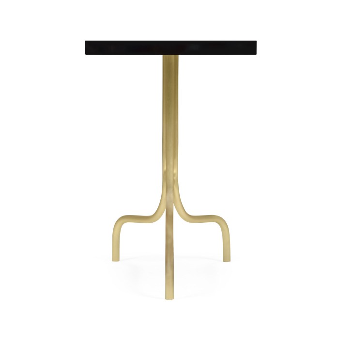 Oval Sofa Table with Tripod Base