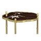 Bamboo Three-Tier End Table