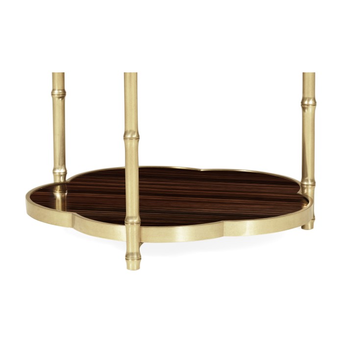 Bamboo Three-Tier End Table