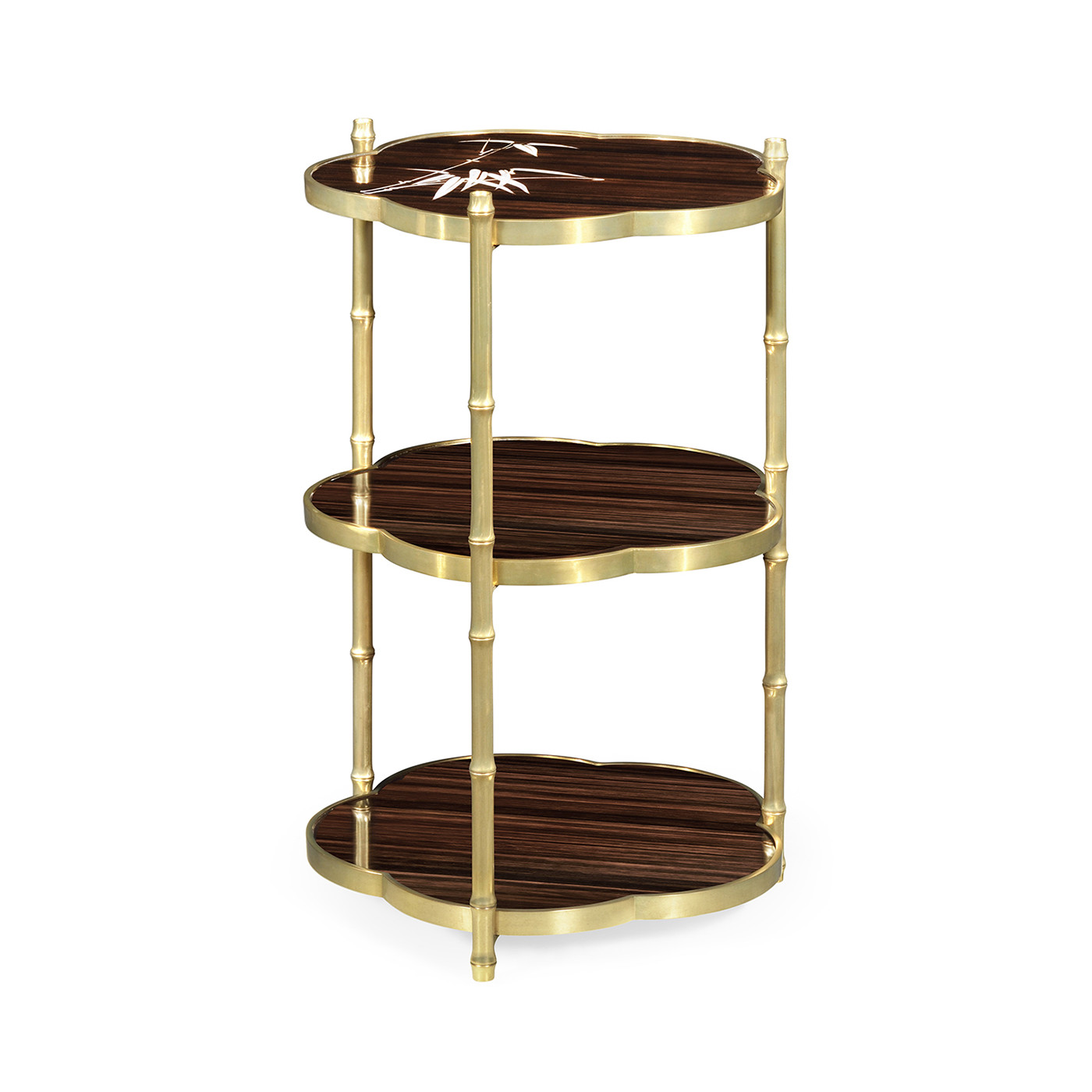 Bamboo Three-Tier End Table