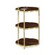 Bamboo Three-Tier End Table