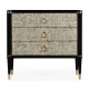 Small Light Grey Eggshell Chest of Drawers