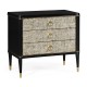 Small Light Grey Eggshell Chest of Drawers