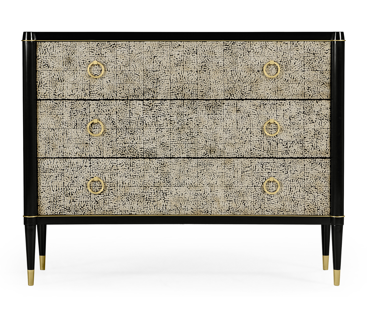 Large Light Grey Eggshell Chest of Drawers