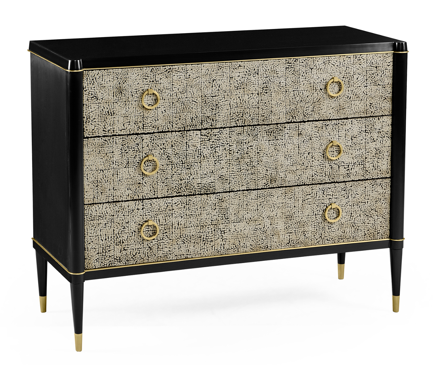 Large Light Grey Eggshell Chest of Drawers