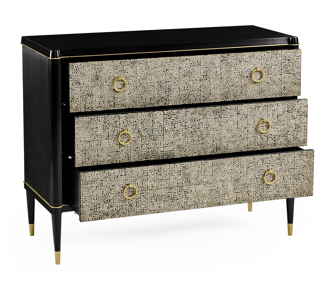 Large Light Grey Eggshell Chest of Drawers