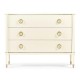 Large Ivory Chest of Drawers