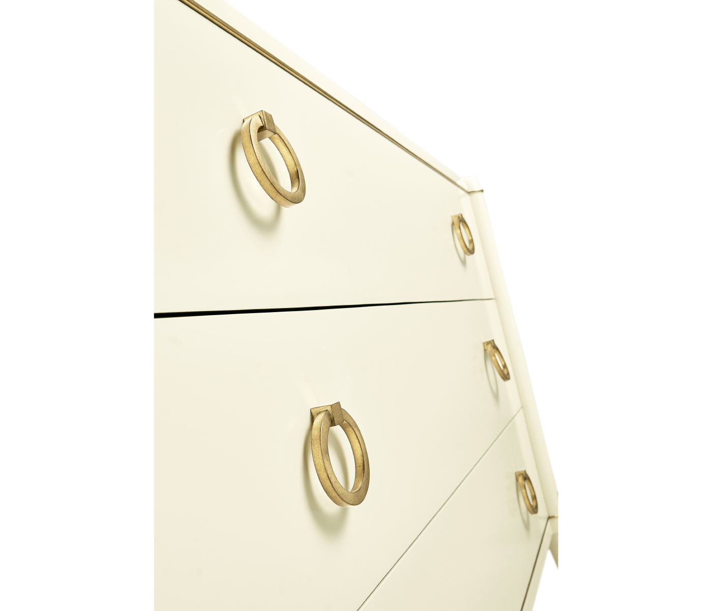 Large Ivory Chest of Drawers
