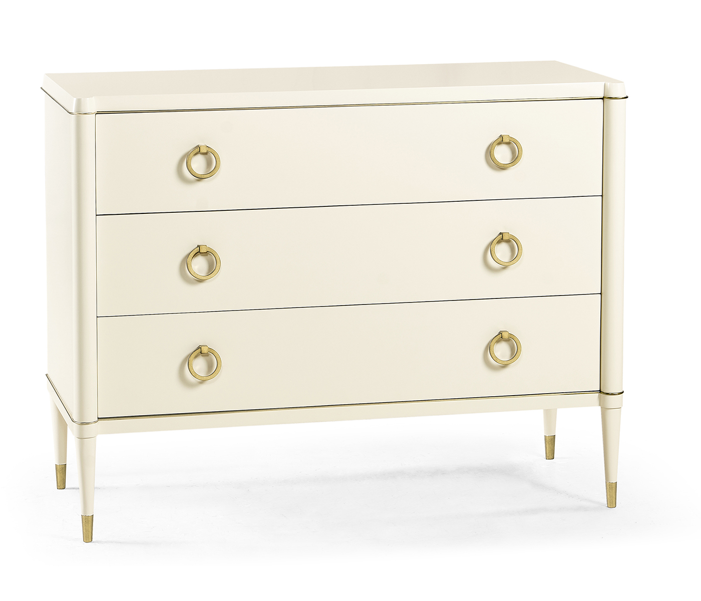 Large Ivory Chest of Drawers