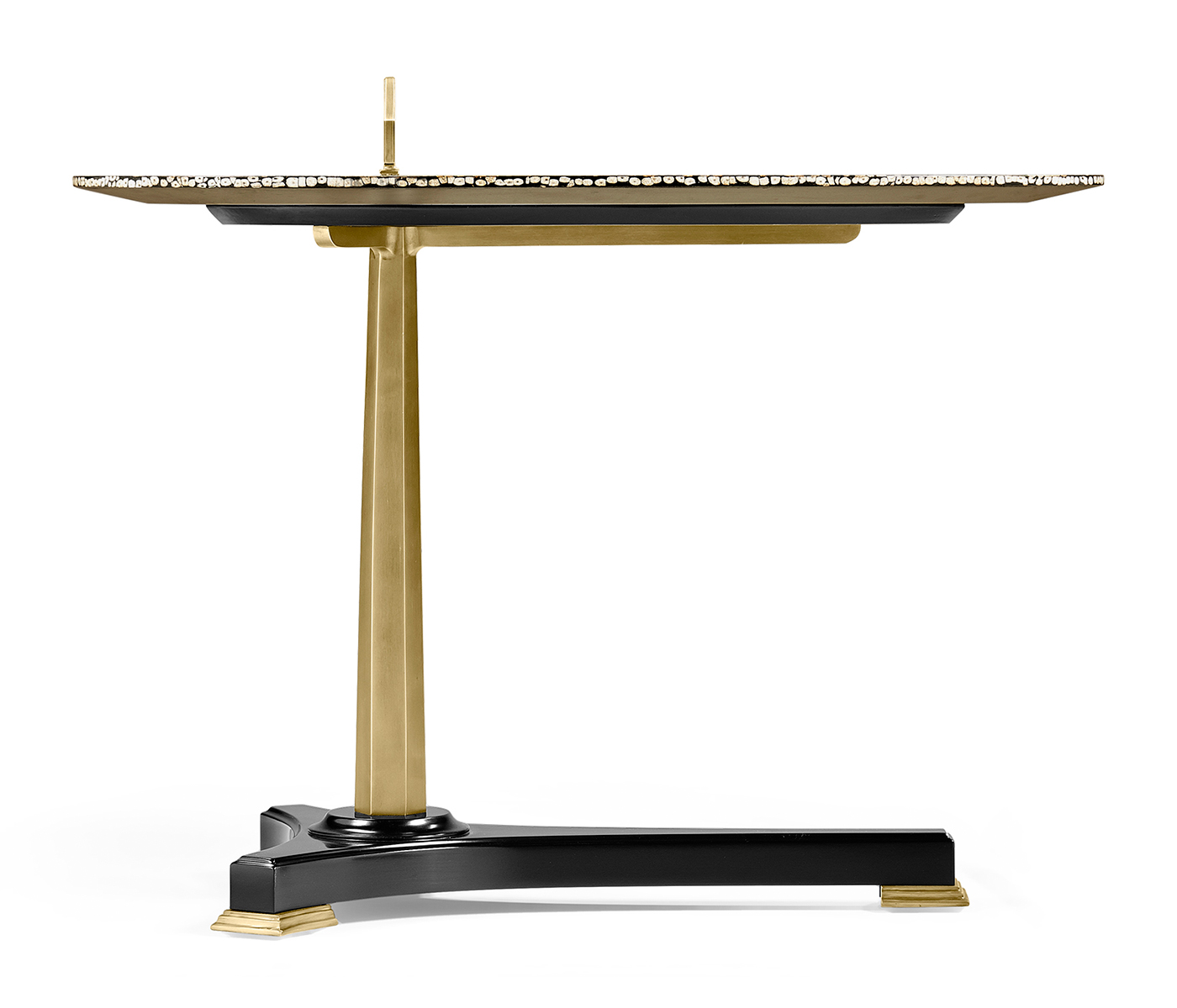 Honey Eggshell Sofa End Table