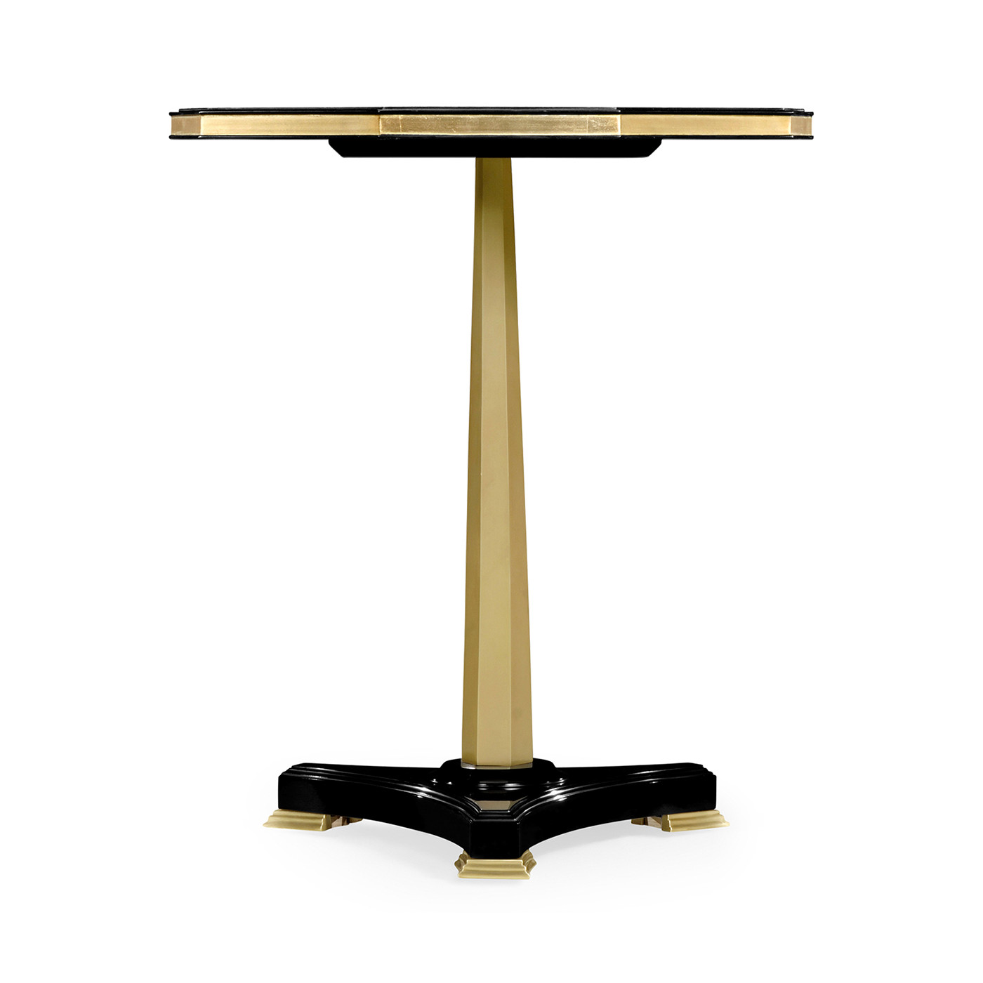 Nonagon Honey Eggshell Side Table