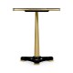 Nonagon Honey Eggshell Side Table