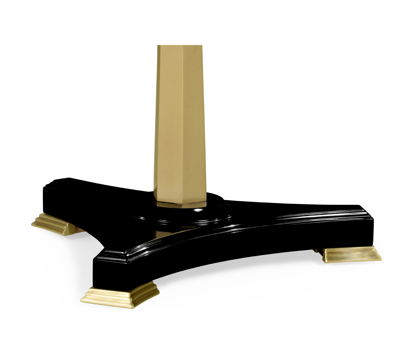 Nonagon Honey Eggshell Side Table