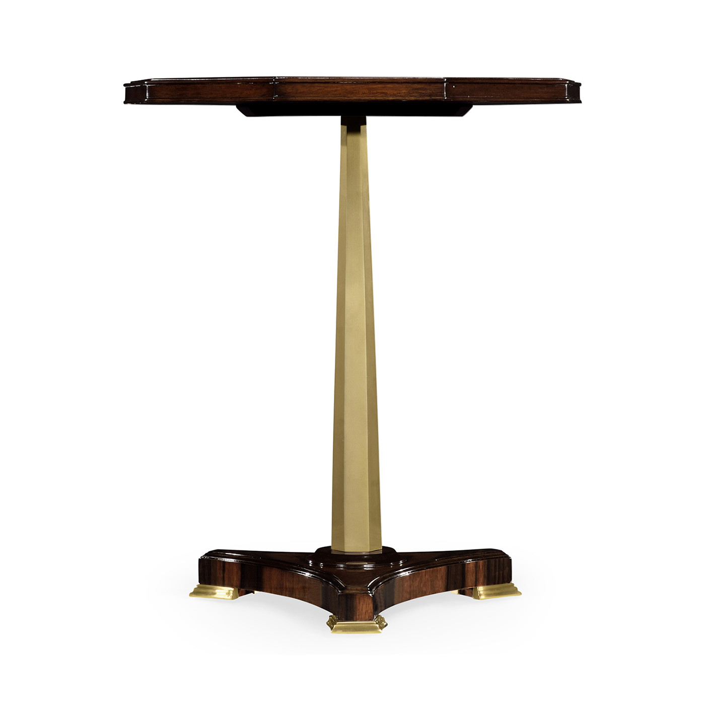 Nonagon Macassar Ebony Side Table