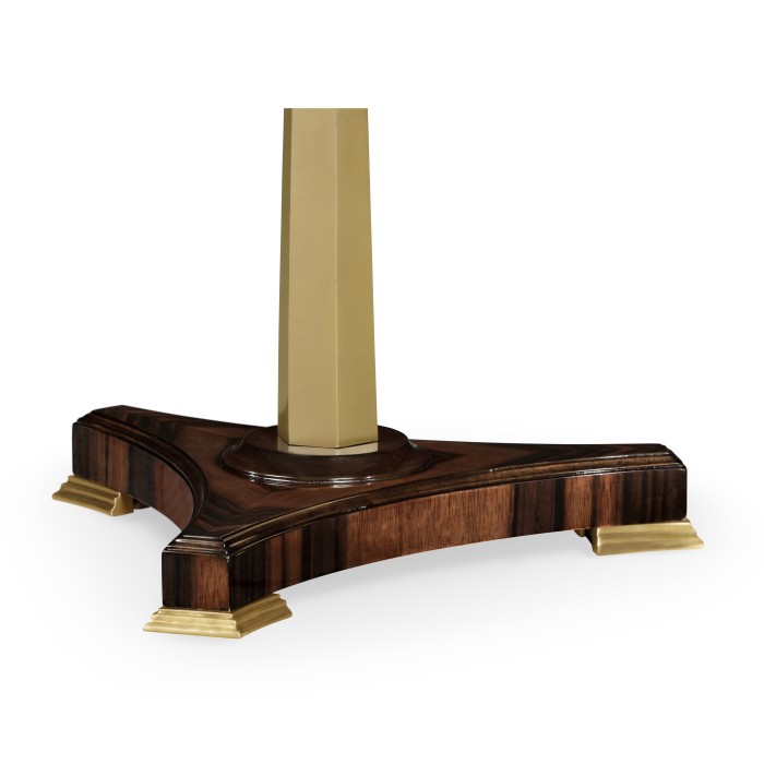 Nonagon Macassar Ebony Side Table