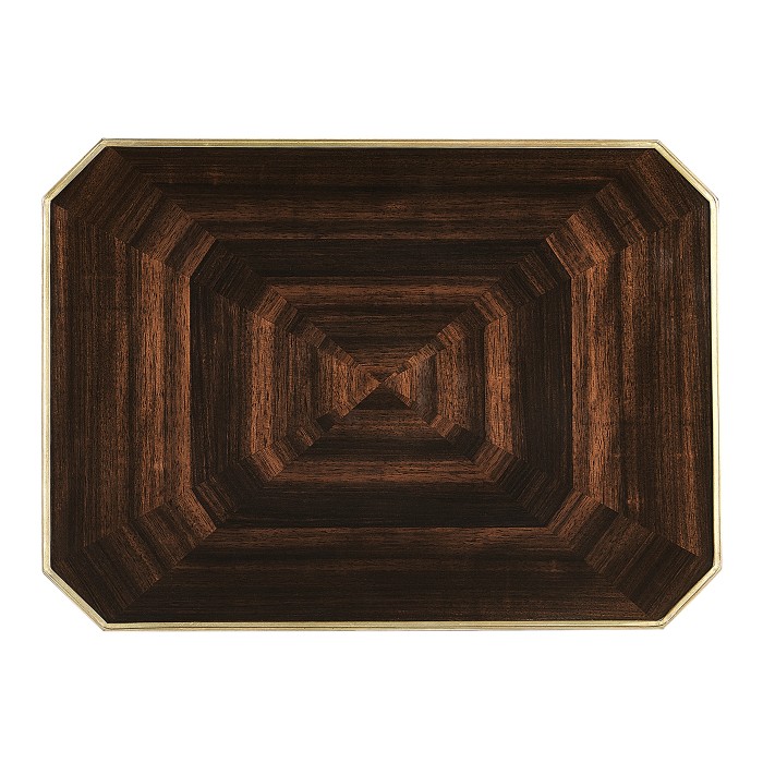 Rectangular Macassar Ebony Side Table
