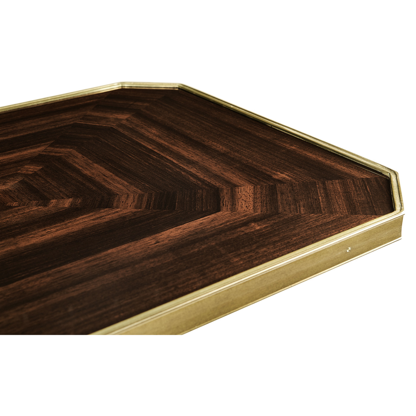 Rectangular Macassar Ebony Side Table
