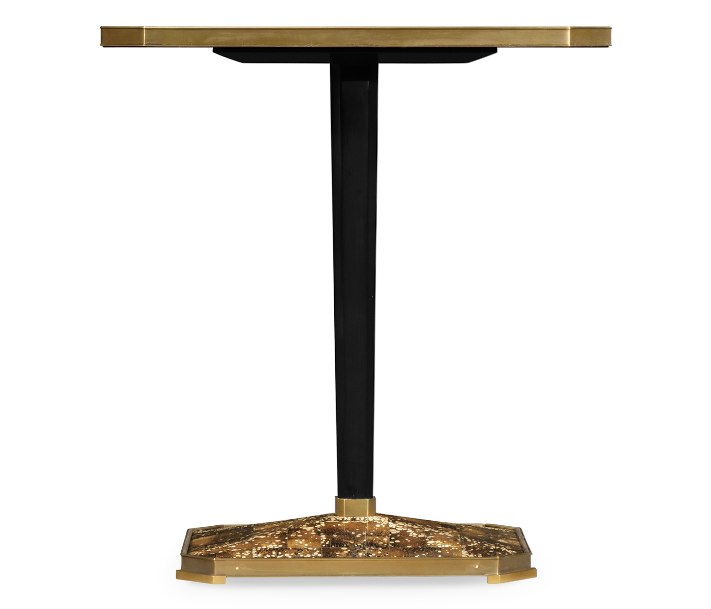 Rectangular Eggshell & Antique Mirror Side Table