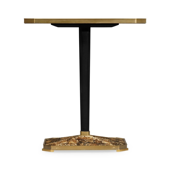 Rectangular Eggshell & Antique Mirror Side Table