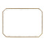 Rectangular Eggshell & Antique Mirror Side Table