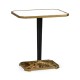 Rectangular Eggshell & Antique Mirror Side Table