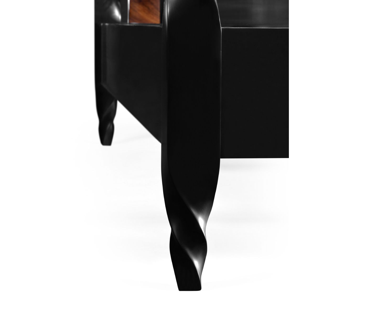 Tropical Walnut & Black Barleytwist UK King Bed