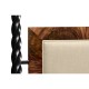 Tropical Walnut & Black Barleytwist US King Bed