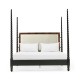 Tropical Walnut & Black Barleytwist US King Bed