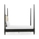 Tropical Walnut & Black Barleytwist US King Bed