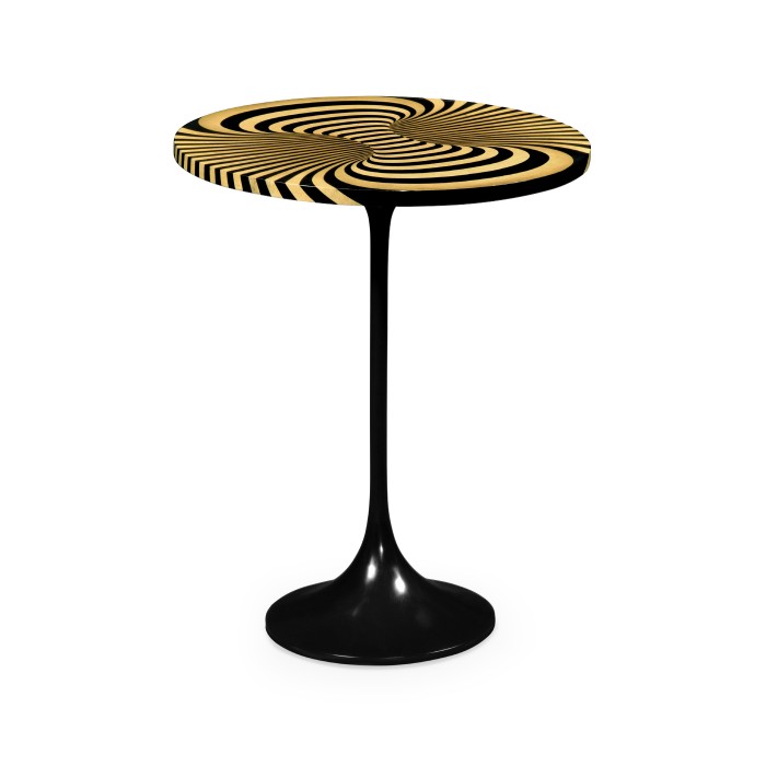 Op Art Side Table