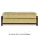 Sonokelling & Brown Rattan Ottoman
