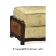 Sonokelling & Brown Rattan Ottoman