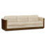 Antique Mahogany Brown High Lustre Sofa