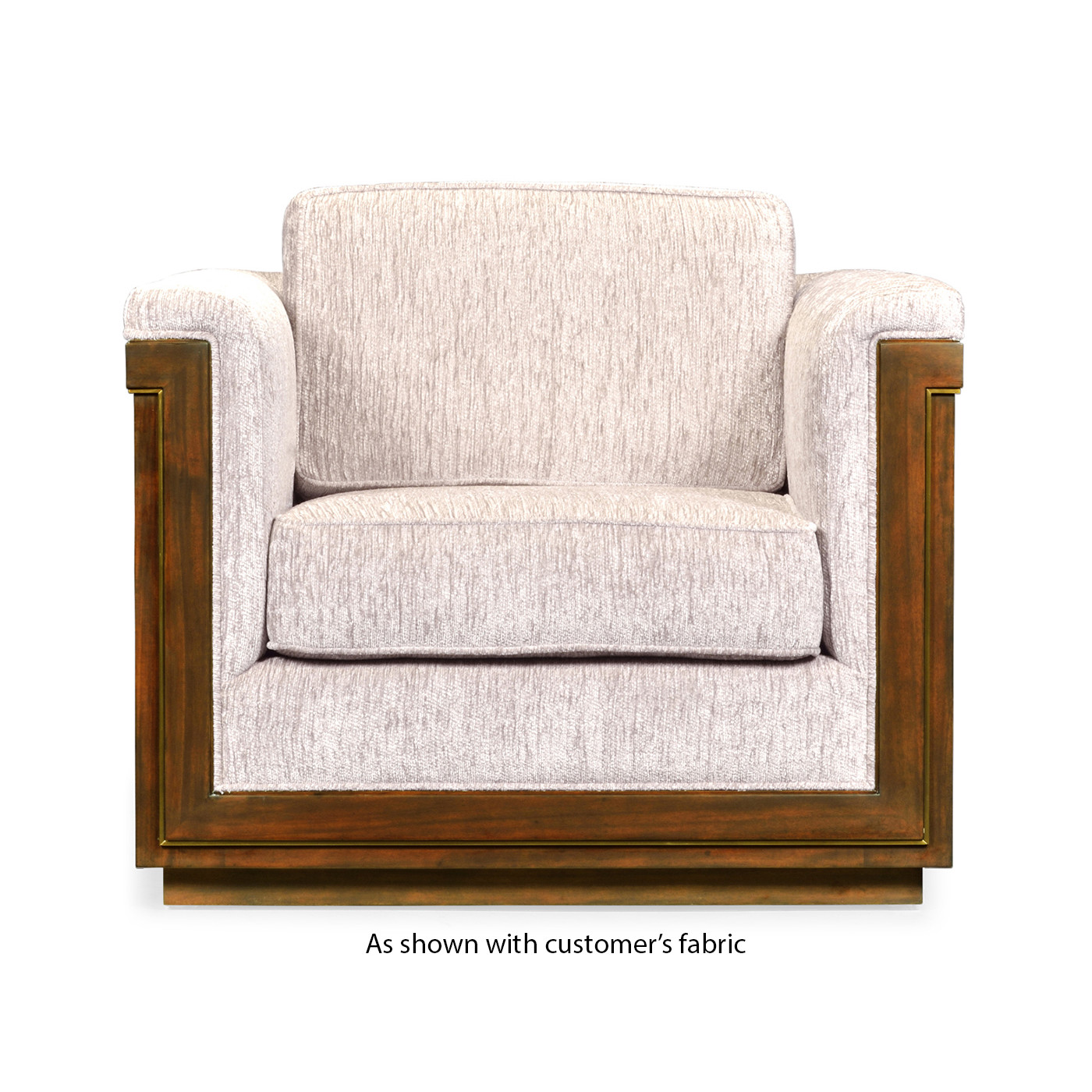 Antique Mahogany Brown High Lustre Chair