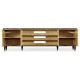 Dark Gold Walnut & Hand Painted TV Cabinet