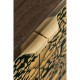 Dark Gold Walnut & Hand Painted TV Cabinet