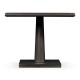 Square Dark Brown Ash Dining Table 35