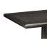 Square Dark Brown Ash Dining Table