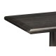 Square Dark Brown Ash Dining Table 35