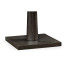 Square Dark Brown Ash Dining Table