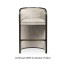 Dark Brown Ash Tub Bar Stool