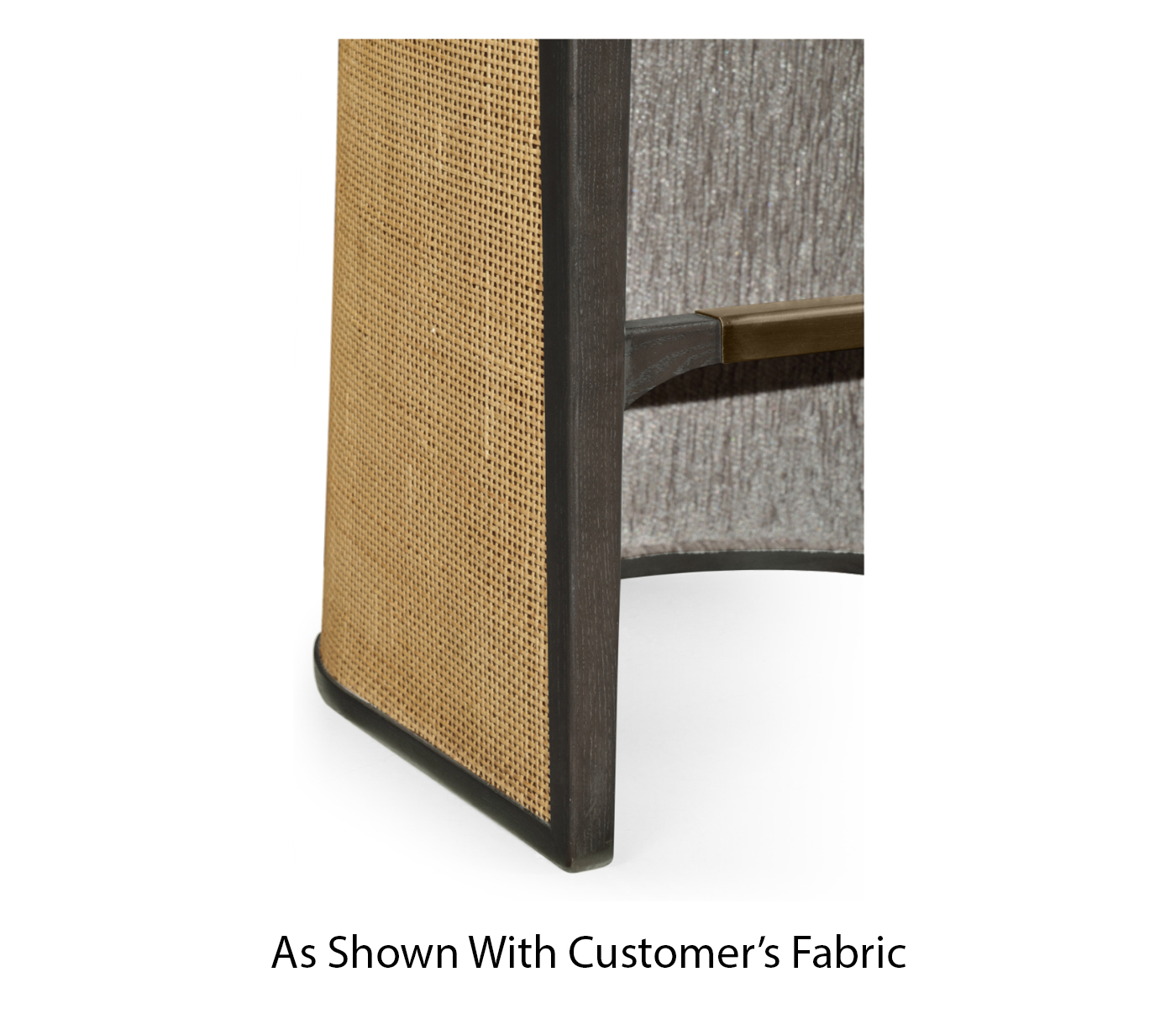 Dark Brown Ash Tub Bar Stool