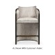Dark Brown Ash Tub Counter Stool