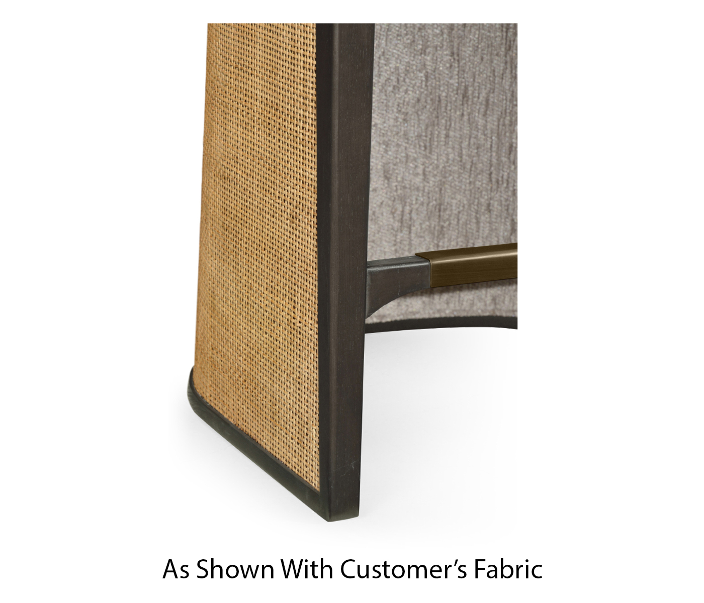 Dark Brown Ash Tub Counter Stool