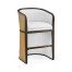 Dark Brown Ash Tub Counter Stool