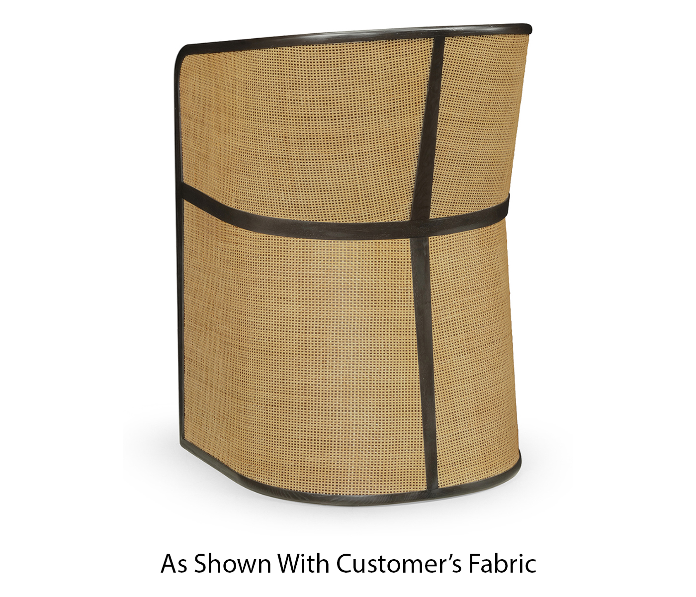 Dark Brown Ash Tub Counter Stool