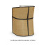 Dark Brown Ash Tub Counter Stool